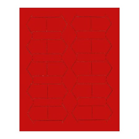 Magna Visual 3/4" Red Magnetic Arrows 20/Pk FI-423